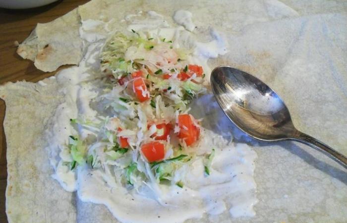 Шаурма с копчёной курицей в домашних условиях Шаурма с копчёной курицей в домашних условиях
