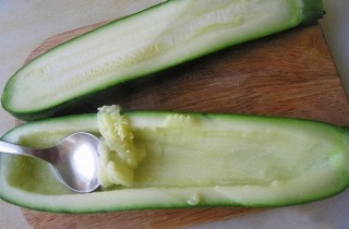 Цукини с креветками