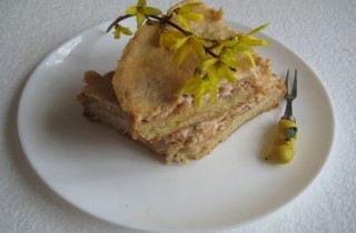 Яблочный пирог с безе