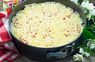 Пирог из кабачков