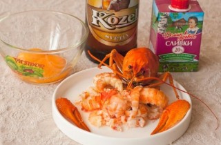 Пивной суп с раками