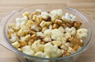 Цветная капуста с сыром в пивном кляре