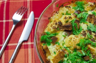 Цветная капуста с сыром в пивном кляре