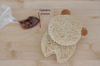 Оригинальный бутерброд для детей
