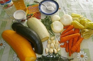 Салат из кабачков по-корейски