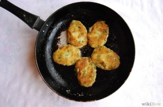 Картофельные котлеты с зеленью