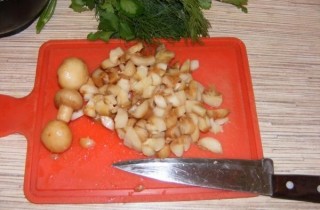 Картофельные зразы с мясом и грибами