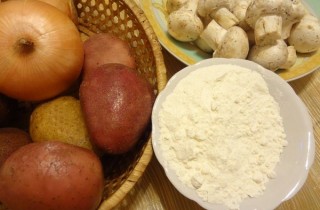 Картофельные зразы с шампиньонами