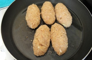 Котлеты куриные с капустой