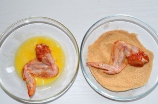 Хрустящие куриные крылышки