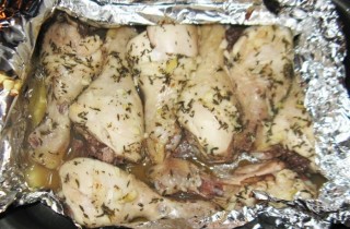 Куриные ножки, запеченные в фольге в духовке