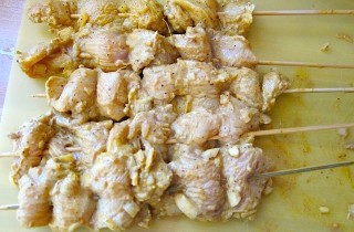 Куриный шашлык по-индийски