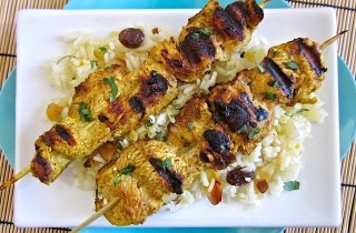 Куриный шашлык по-индийски