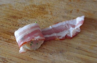 Куриный шашлык в беконе