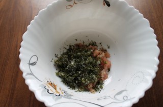 Рубленые куриные котлеты с зеленью