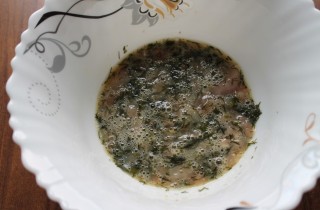 Рубленые куриные котлеты с зеленью