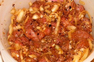 Шашлык из баранины по-турецки