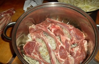 Шашлык из баранины по-узбекски