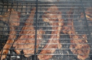 Шашлык из баранины по-узбекски
