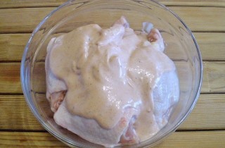 Шашлык из куриных бедрышек