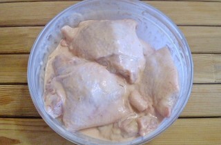 Шашлык из куриных бедрышек