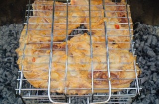 Шашлык из куриных бедрышек