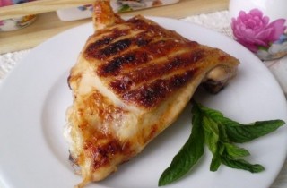 Шашлык из куриных бедрышек
