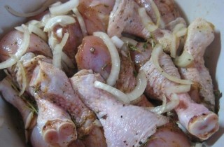 Шашлык из куриных ножек