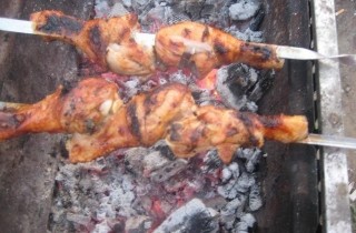 Шашлык из куриных ножек