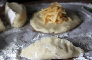 Быстрые пирожки с яблоками