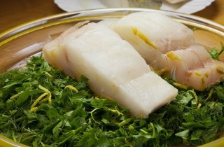 Жареная треска под травами