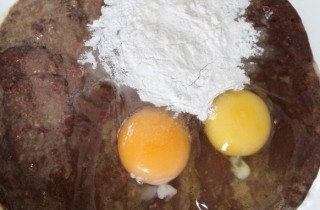 Печеночные котлеты с картофелем