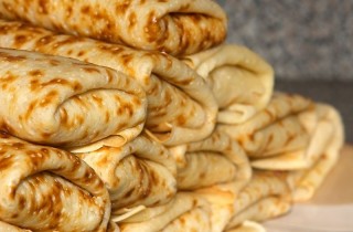 Вкусные блинчики с творогом