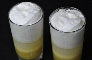 Апельсиновый коктейль с мороженым