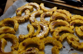Салат из сквоша и фасоли