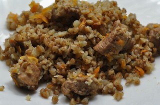 Гречка с мясом в мультиварке