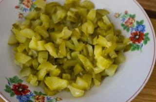 Лодочки из слоеного теста с картофелем и мясом - фото шага 5