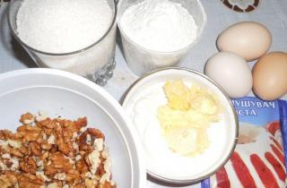 Вкусный ореховый торт - фото шага 1