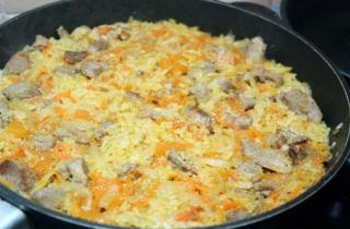 Плов со свининой и овощами - фото шага 6