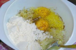 Тортик из кабачков - фото шага 2