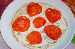 Тортик из кабачков - фото шага 5