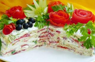 Тортик из кабачков