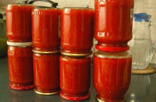 Домашний томатный кетчуп на зиму