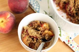 Персиковый крамбл - фото шага 6