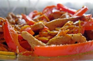 Салат из курицы по-китайски - фото шага 8