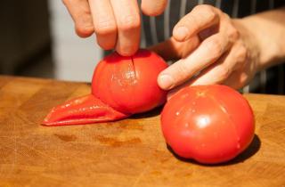 Томатный сок из свежих помидоров - фото шага 3