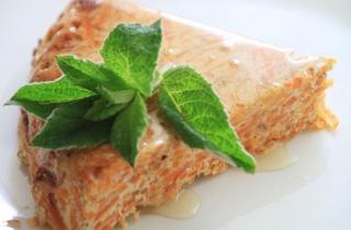 Морковная творожная запеканка с манкой - фото шага 8