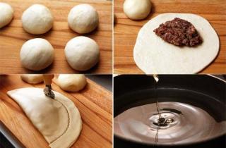 Чебуреки с мясом по-татарски - фото шага 7