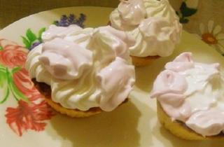 Корзиночки с белковым кремом - фото шага 6