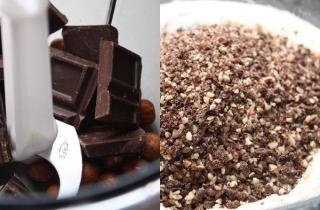 Шоколадные бискотти с фундуком - фото шага 3